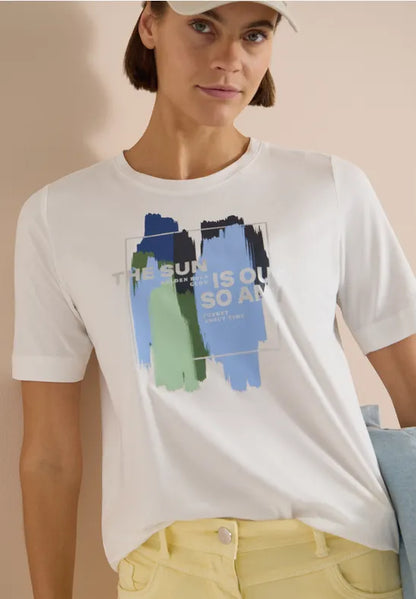 Cecil cotton Suns Out T Shirt  325582