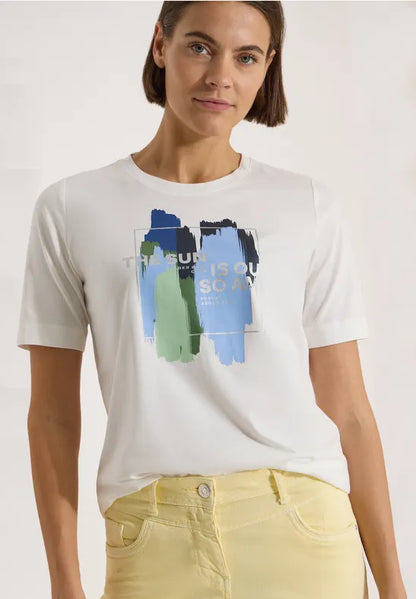 Cecil cotton Suns Out T Shirt  325582