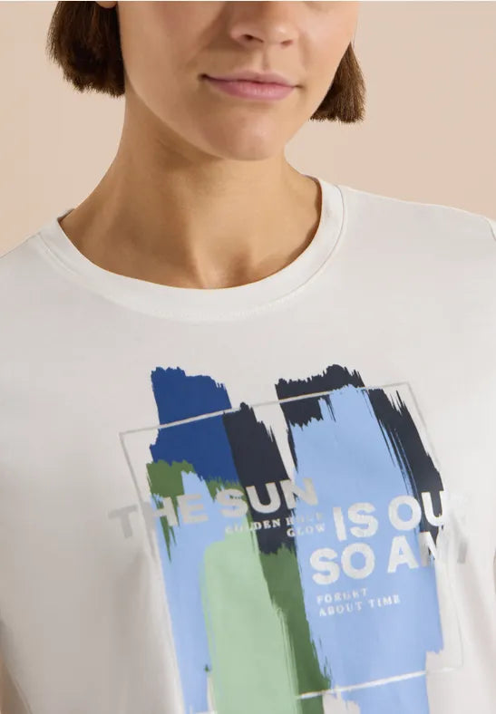 Cecil cotton Suns Out T Shirt  325582