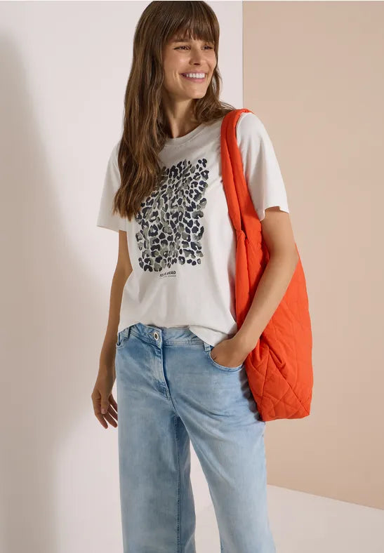 Cecil cotton t shirt with print 325677