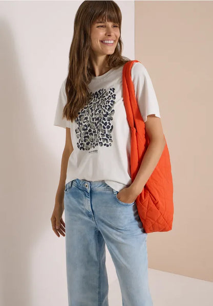 Cecil cotton t shirt with print 325677
