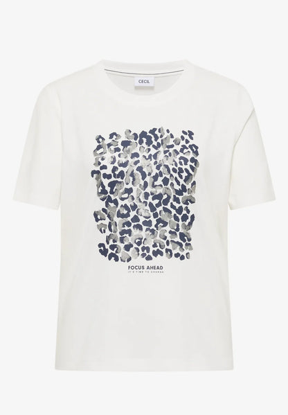 Cecil cotton t shirt with print 325677