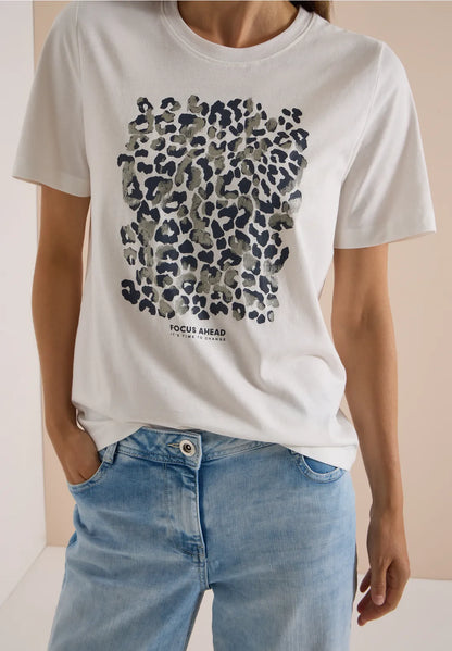 Cecil cotton t shirt with print 325677