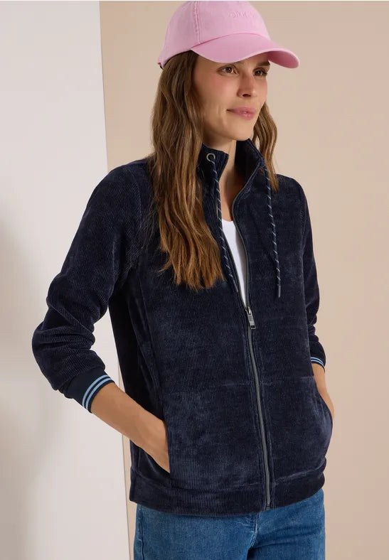 Cecil Lightweight corduroy jacket with stand-up collar 325861