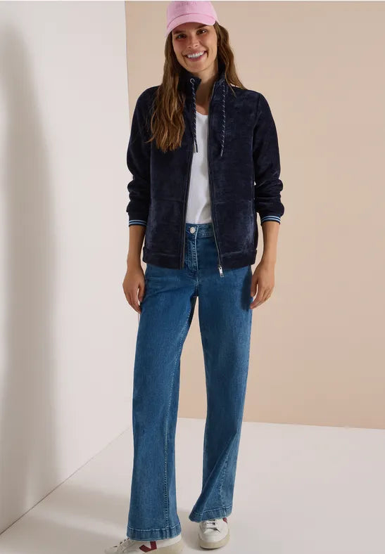 Cecil Lightweight corduroy jacket with stand-up collar 325861