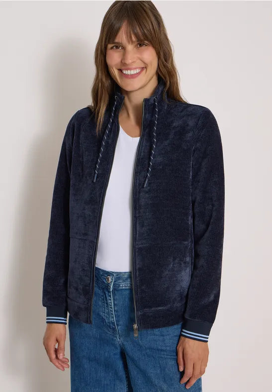 Cecil Lightweight corduroy jacket with stand-up collar 325861