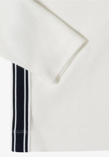 Cecil Cosy feel Cpwl neck sweater with side stripe 325881