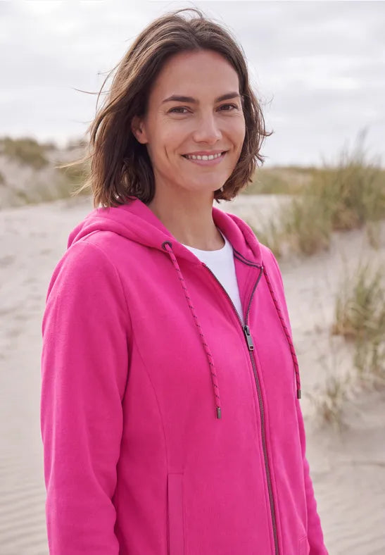 Cecil long sleeve fleece Jacket with hood 326046