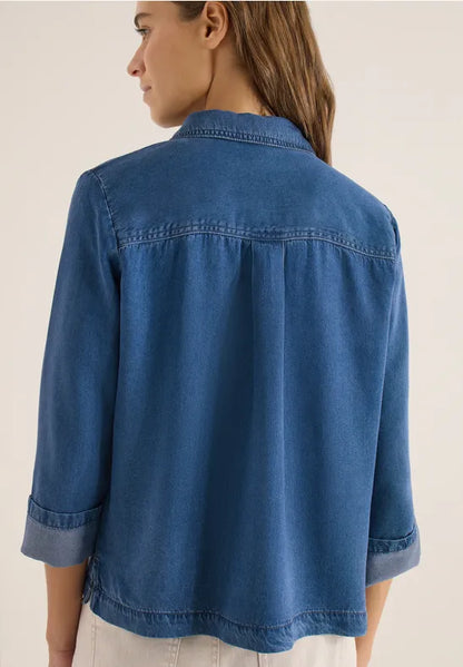 Cecil blue denim shirt 346361