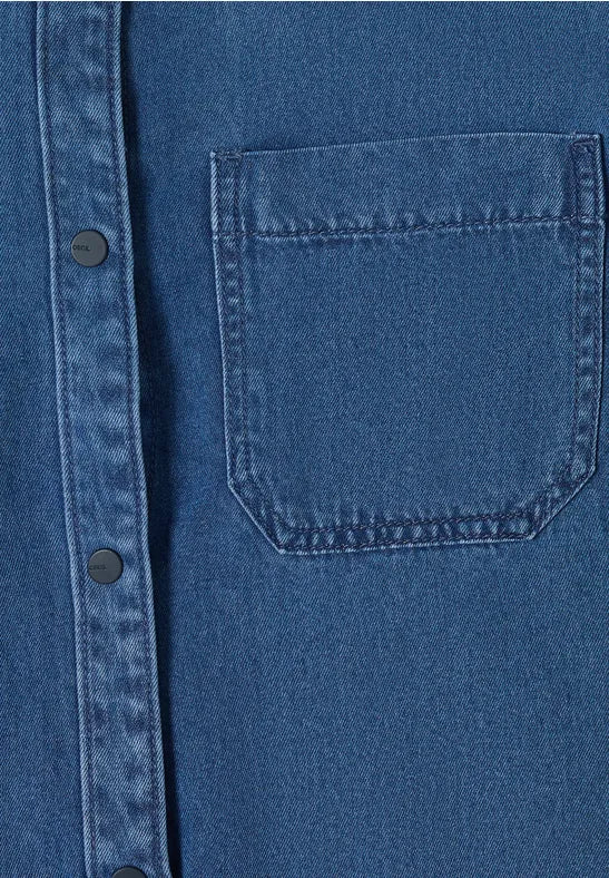 Gestreept shirt van verengaren voor dames in Blauw Gestreept shirt van verengaren voor dames in Blauw