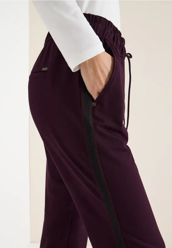 Cecil Tracey Joggers with tuxedo stripe 30&quot; leg 380164