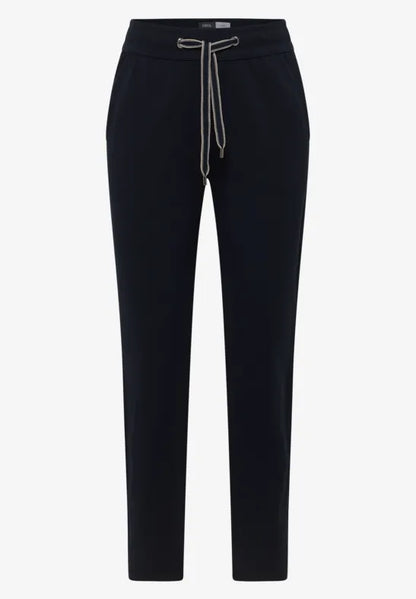Cecil Tracey Soft Jersey Joggers in Navy 30" leg 380592