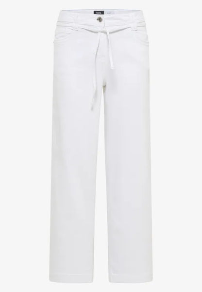 Cecil  High waist 28" wide leg jeans in White  380672