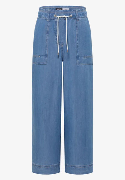 Cecil High Waist Tencel Trousers 26" leg length