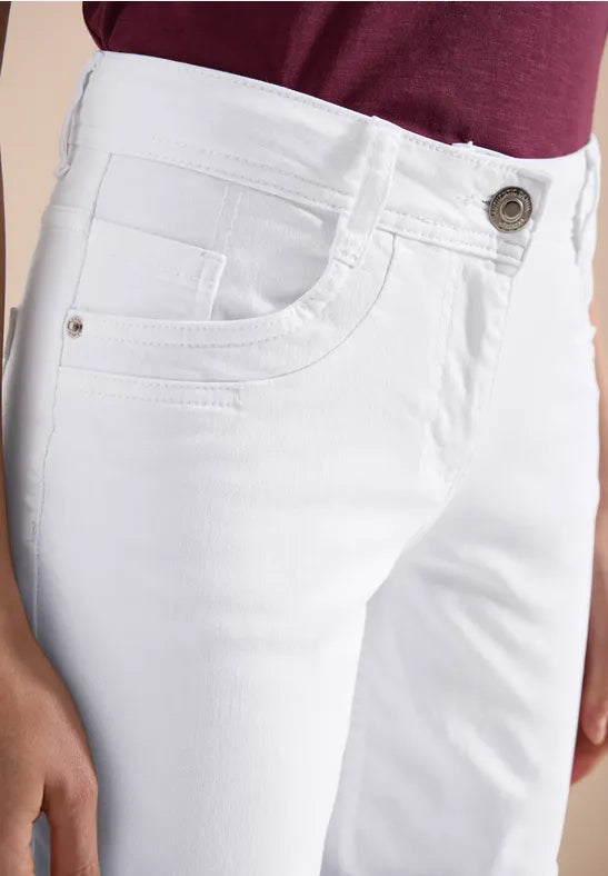 Cecil White denim shorts 380953