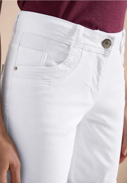 Cecil White denim shorts 380953
