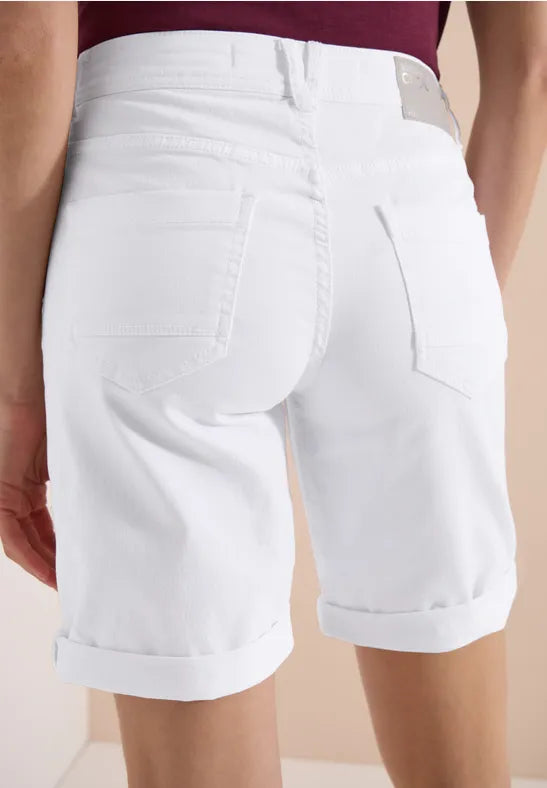 Cecil White denim shorts 380953