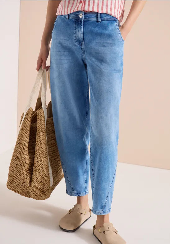 Cecil Scarlett High waist barrel leg jeans 380962