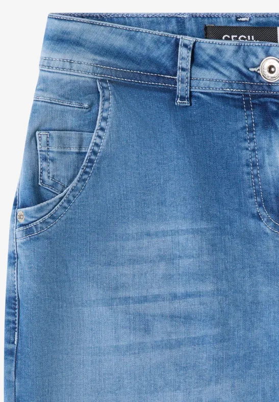 Cecil Scarlett High waist barrel leg jeans 380962