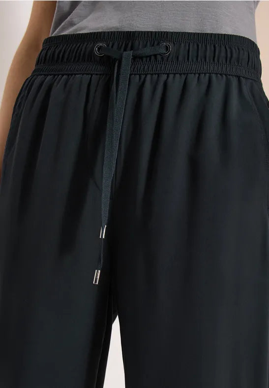 Cecil High waist wide leg trousers in Palm Breeze Green  380987