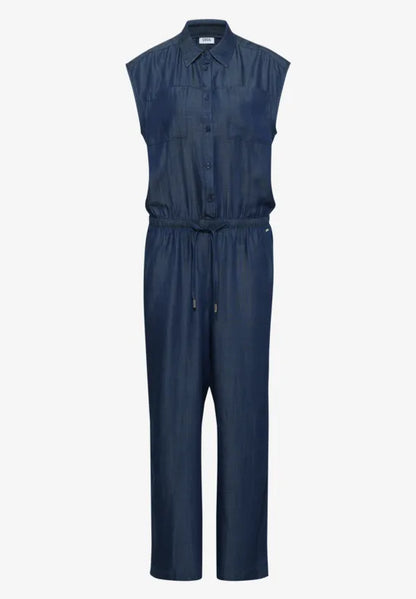 Cecil Denim Look jumpsuit in soft light tencel fabric 381347
