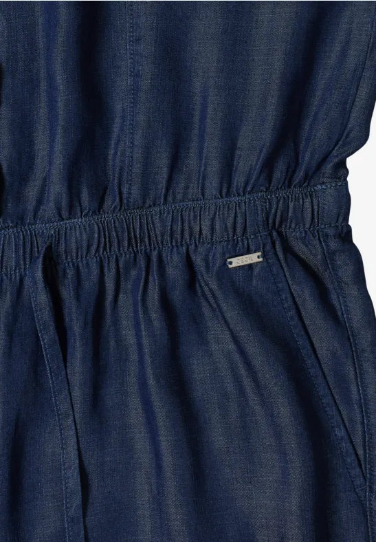 Cecil Denim Look jumpsuit in soft light tencel fabric 381347