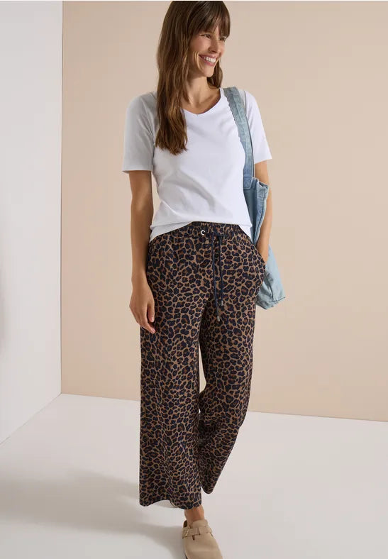 Cecil Silk Touch Jersey Trousers in 30" Leg 381392