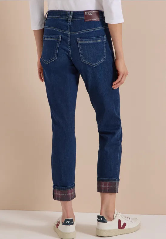 Cecil Straight Jeans with optional Turn up detail 30" leg381478