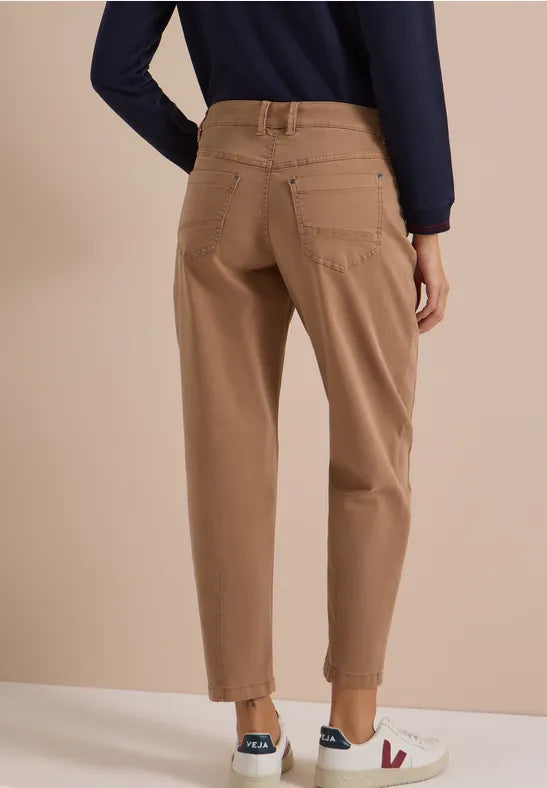Cecil cotton Barrel Leg trousrs in 28" leg length 381490