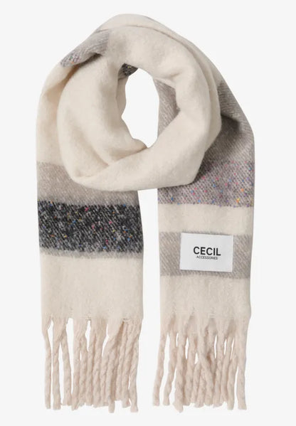 Cecil blanket scarf in neutral tones 572824