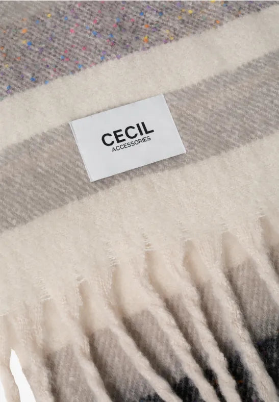 Cecil blanket scarf in neutral tones 572824