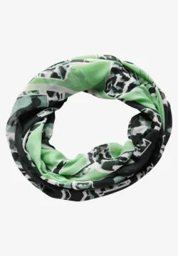 Cecil print loop scarf. Green or Blue 575876
