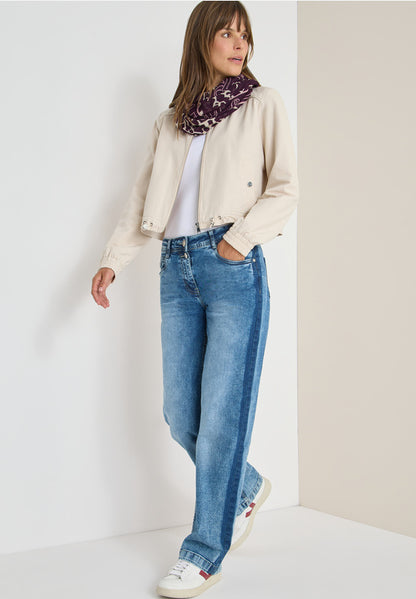 Cecil Teddy jacket with ribbed Sleeves  324166