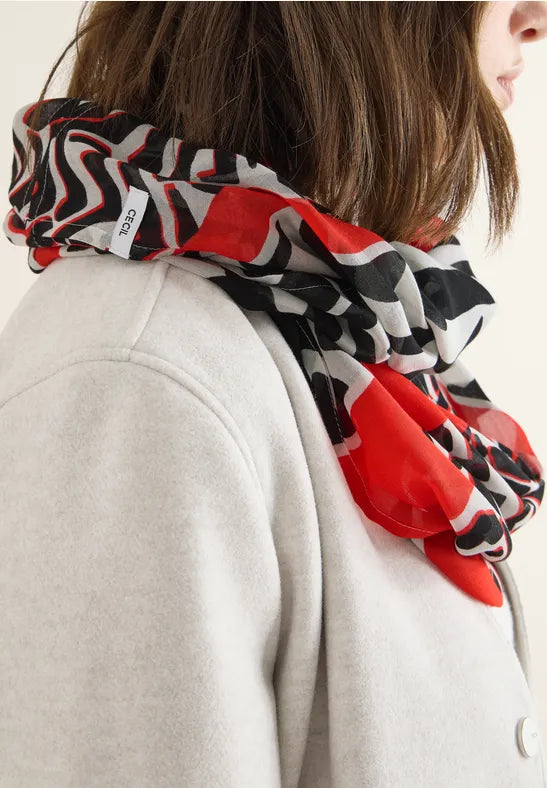 Cecil Print Loop Scarf 572978