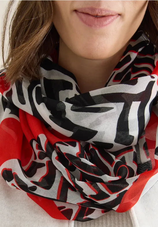 Cecil Print Loop Scarf 572978