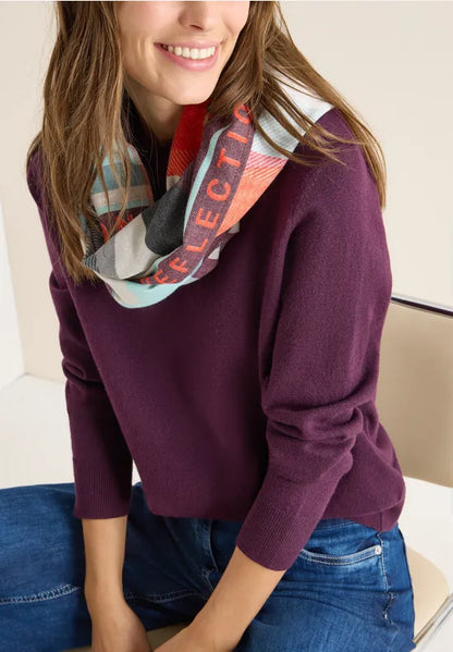 Cecil Cosy Print Loop Scarf 572979