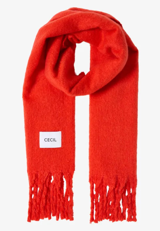 Cecil Big Cosy Scarf with fringes 572983