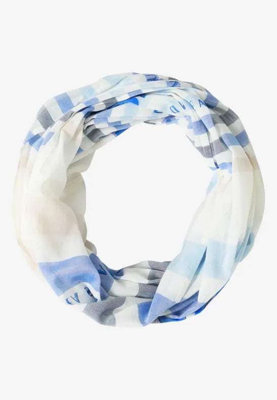 Cecil Stripe Cotton Loop scarf in Pink or Blue 573114