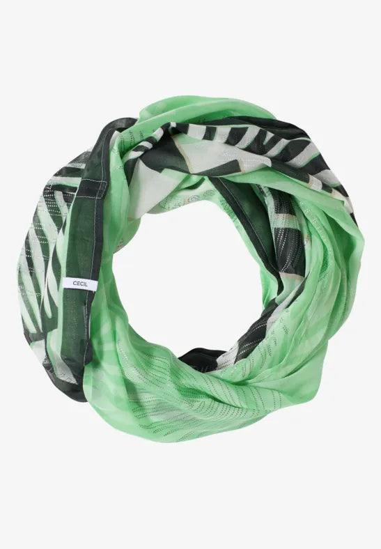 Cecil Loop scarf with fine foil details 573132