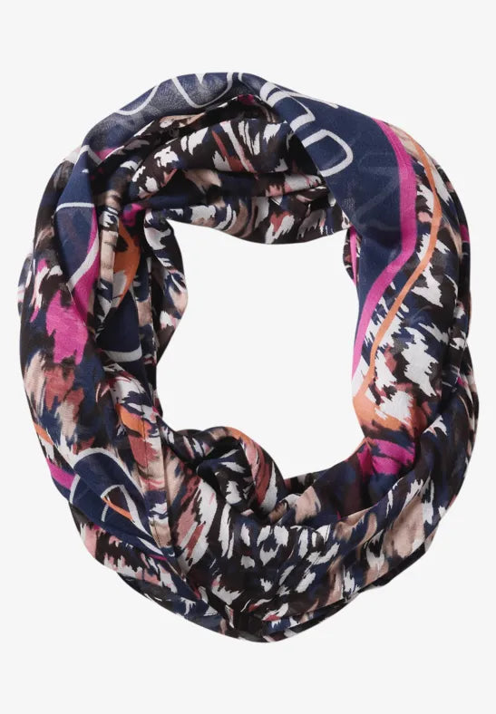 Cecil Cotton Print Loop Scarf 573312