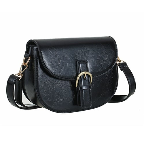 Roxy Cross body Satchel Bag with gold hardware