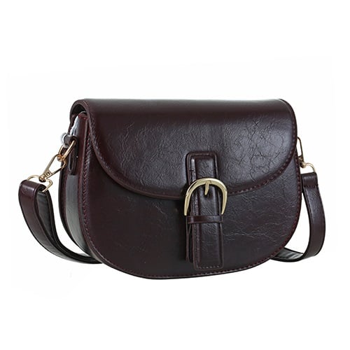 Roxy Cross body Satchel Bag with gold hardware