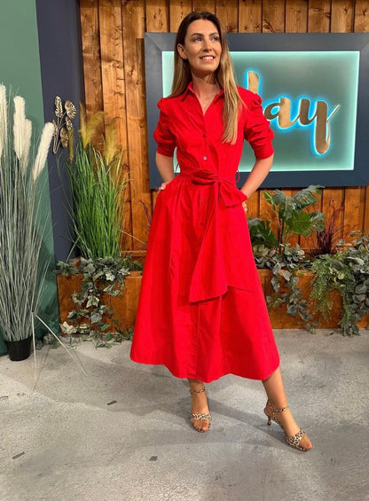 Kate And Pippa Victoria dress in Red