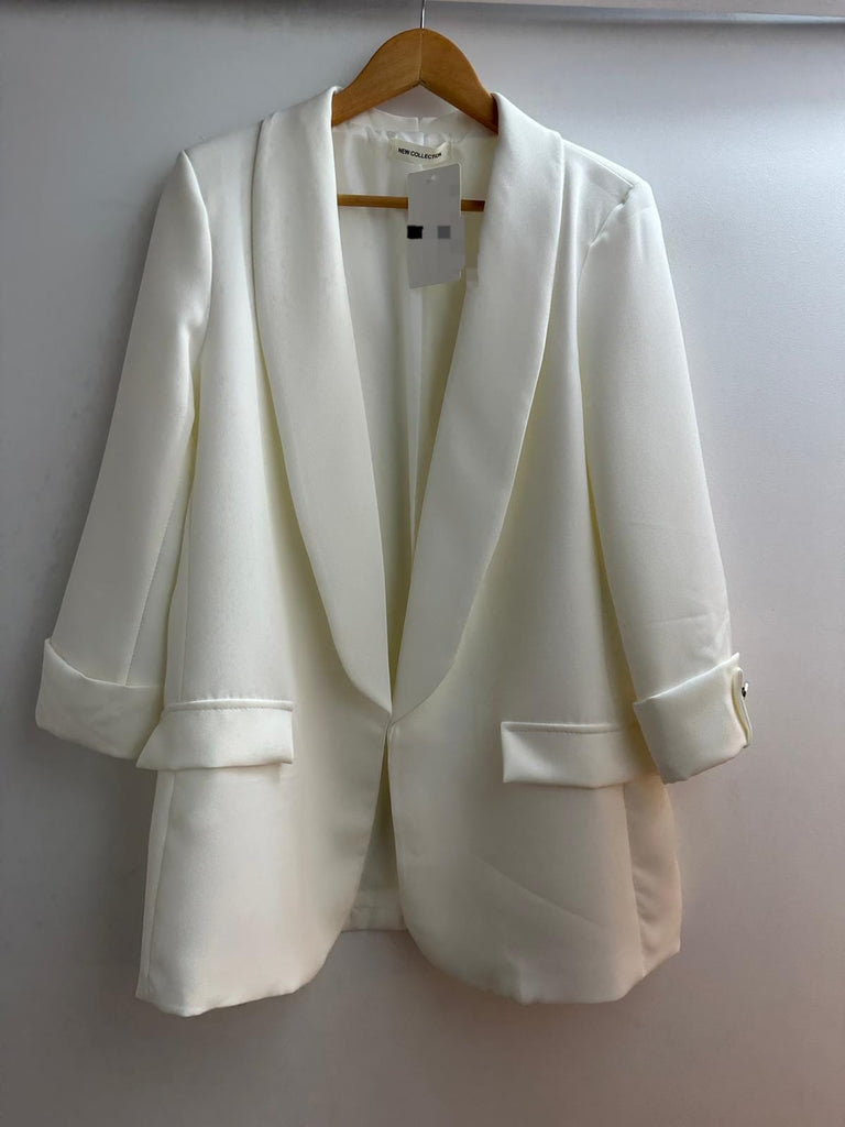 Blazer with gold buttons deals