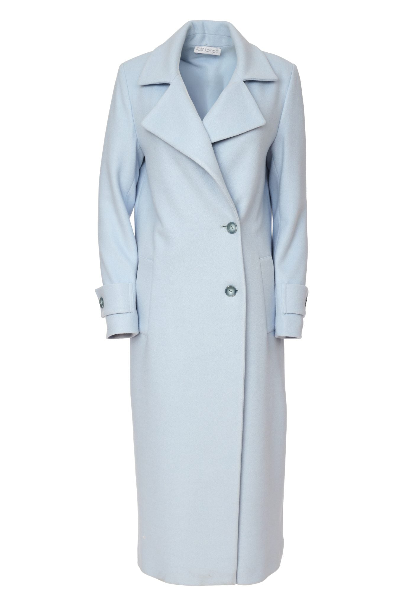 Kate Cooper Wool Mix Coat with Sleeve Tabs Kcaw26103