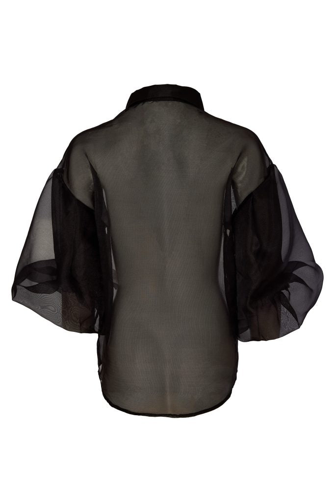 Kate Cooper Organza Blouse with Jewel buttons  Kcaw26123