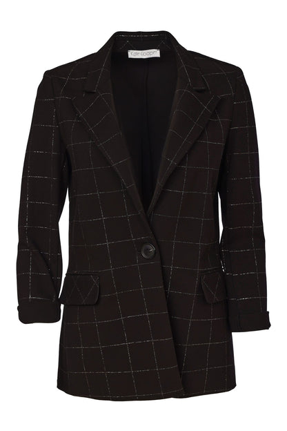 Kate Cooper Lurex Check Trouser Naw26133
