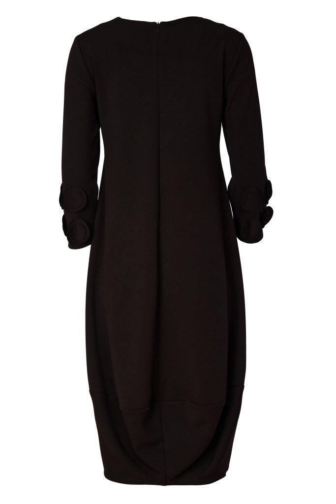 Kate Cooper Baloon Shape Dress With Scallop Detail On Sleeve Kcaw26136