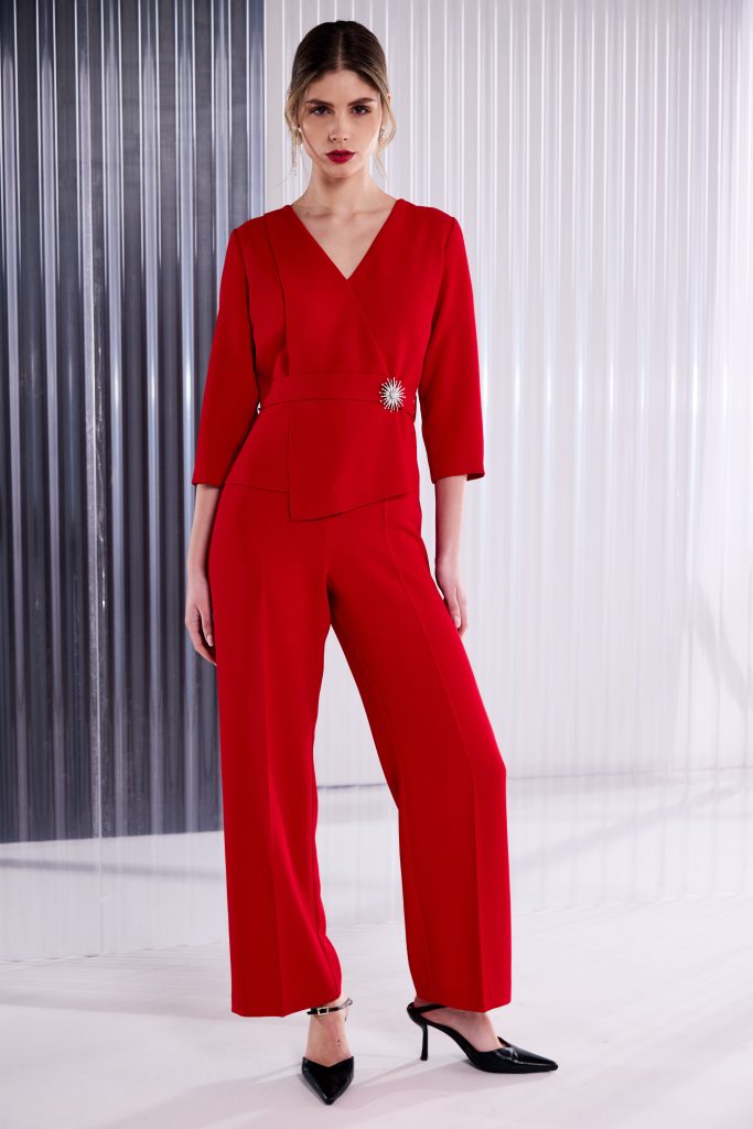 Kate Cooper Jumpsuit With Wrap Detail At Front Kcaw26139