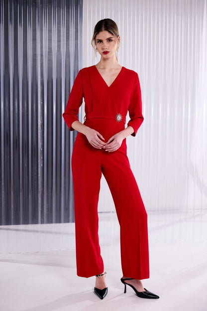 Kate Cooper Jumpsuit With Wrap Detail At Front Kcaw26139